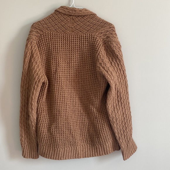 Madewell shawl collar cable knit cardigan Sz small - Picture 6 of 7